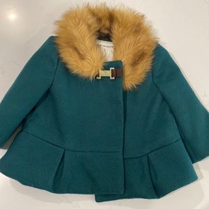 Janie and Jack green jacket 3-6 months
